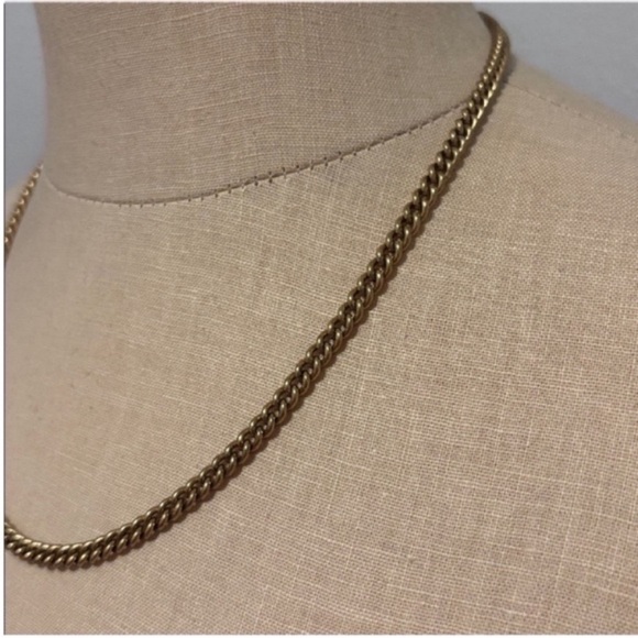 NWOT Kendra Scott Ace Necklace Vintage Gold - Picture 9 of 10